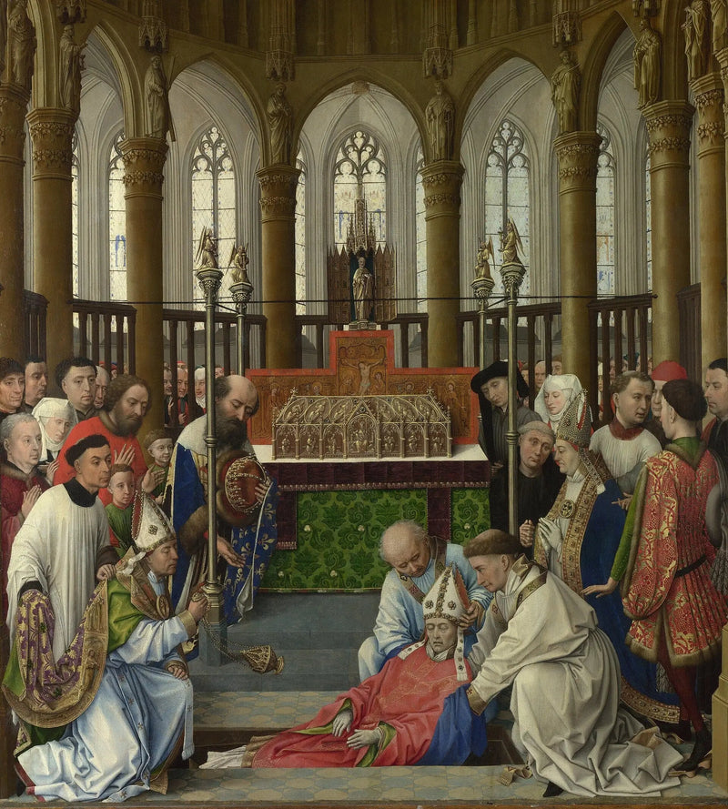 Exhumatie van Sint-Hubertus - Rogier van der Weyden