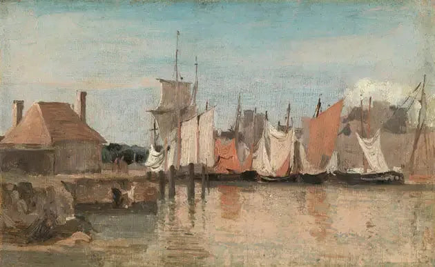 Verzending - Jean-Baptiste Camille Corot