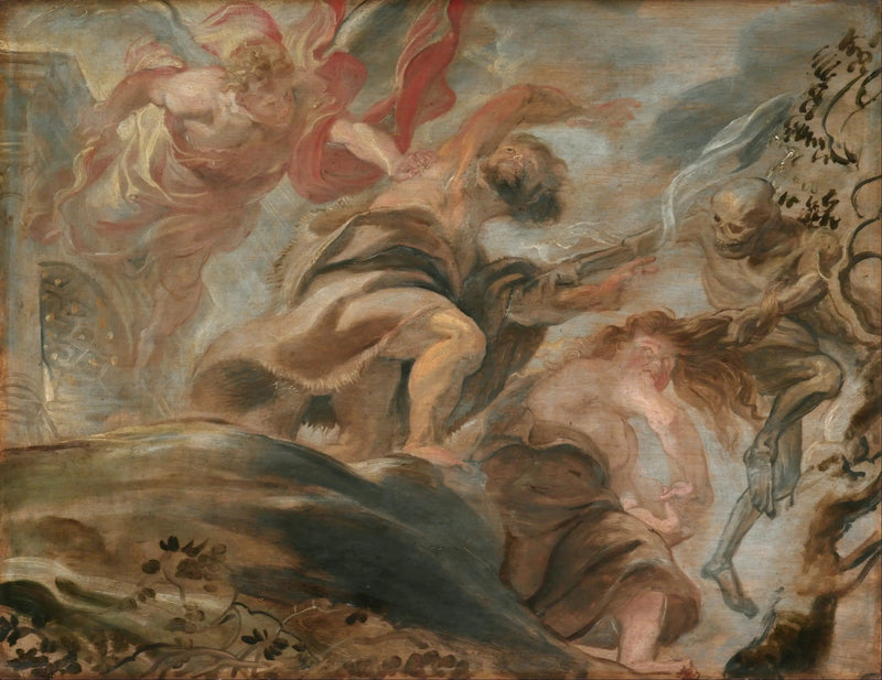 Expulsie uit de Tuin van Eden - Peter Paul Rubens