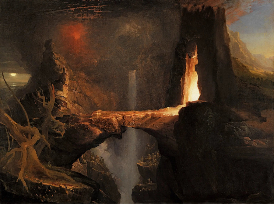 Uitsluiting: Maan en Licht van het Vuur - Thomas Cole

Source:
Expulsion : Lune et Lumière du Feu - Thomas Cole