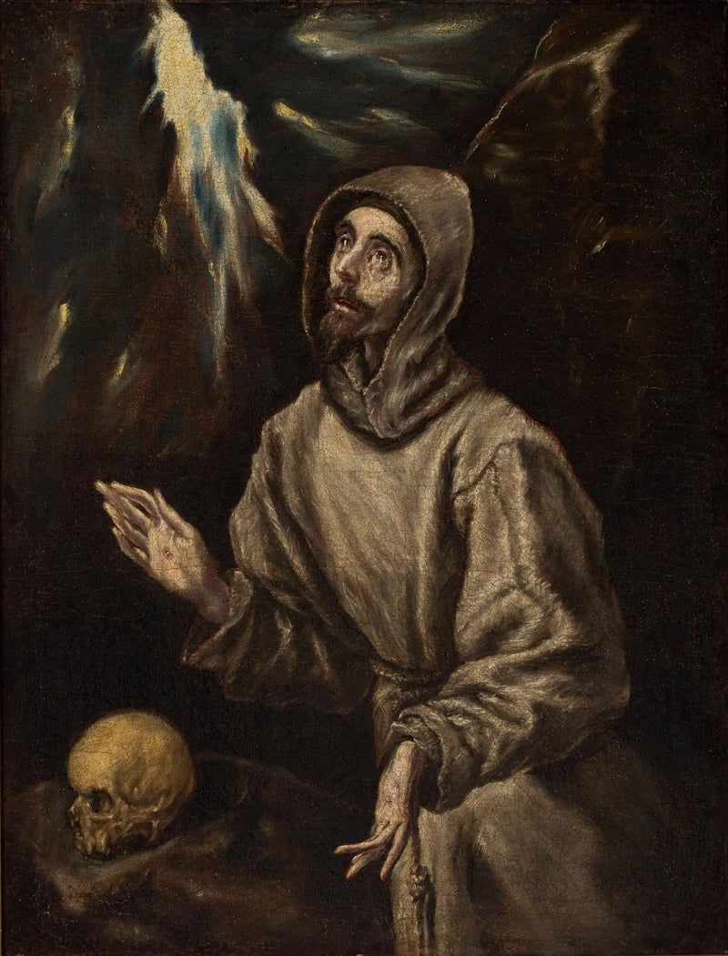 Extase van Sint Franciscus die de stigmata ontvangt - El Greco