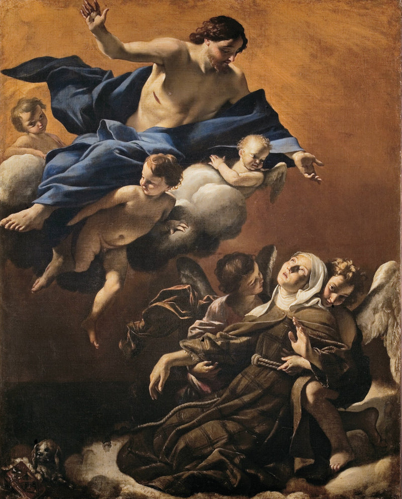 Extase van Sint Margaretha van Cortona - Giovanni Lanfranco