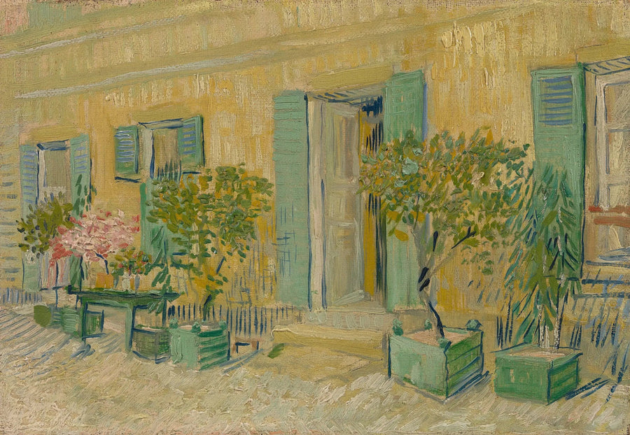 Buitenkant van een restaurant in Asnières - Vincent van Gogh