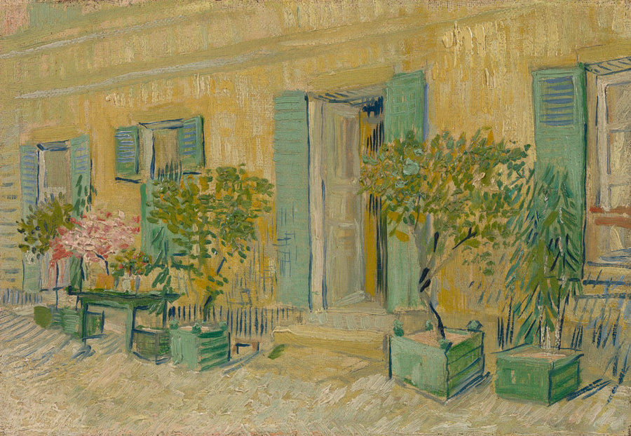Buitenkant van een restaurant in Asnières - Vincent van Gogh
