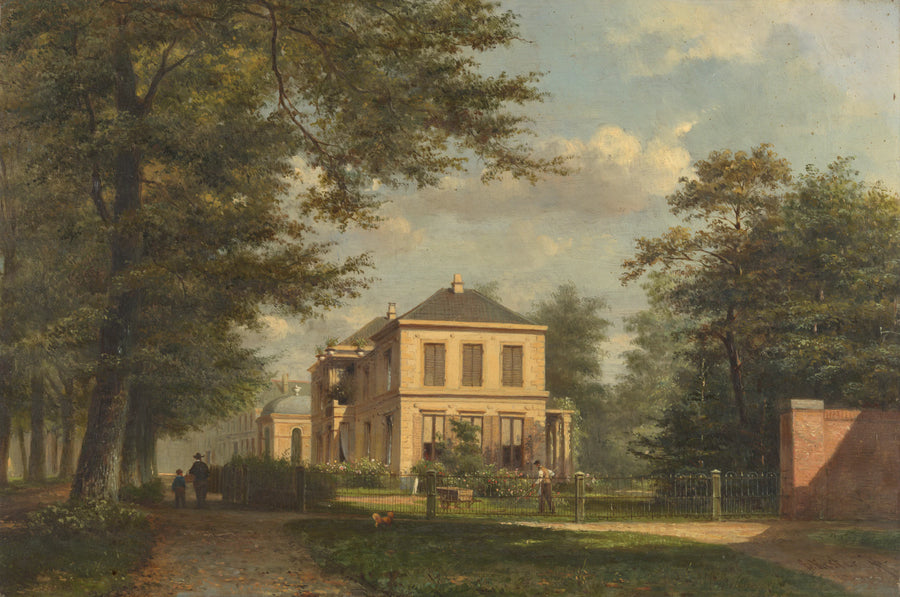 L'extérieur Zorg Vrij sur la Kleine Houtweg à Haarlem - Everhardus Koster