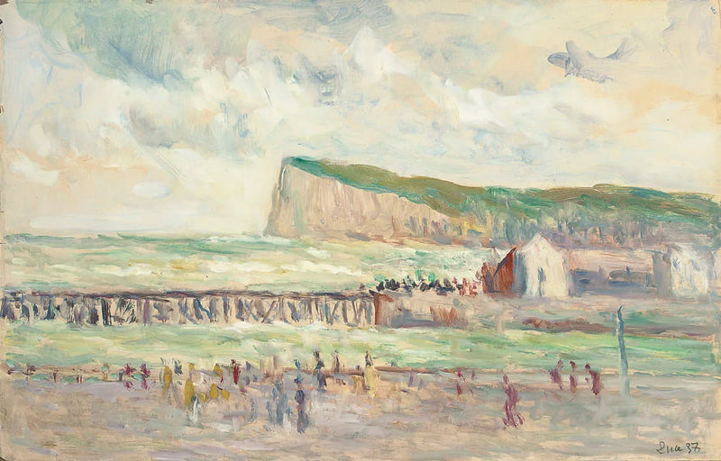 Zeekloof bij Tréport - Maximilien Luce