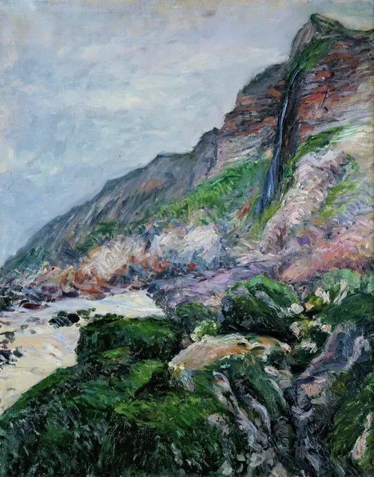 Klif in Normandië - Gustave Caillebotte