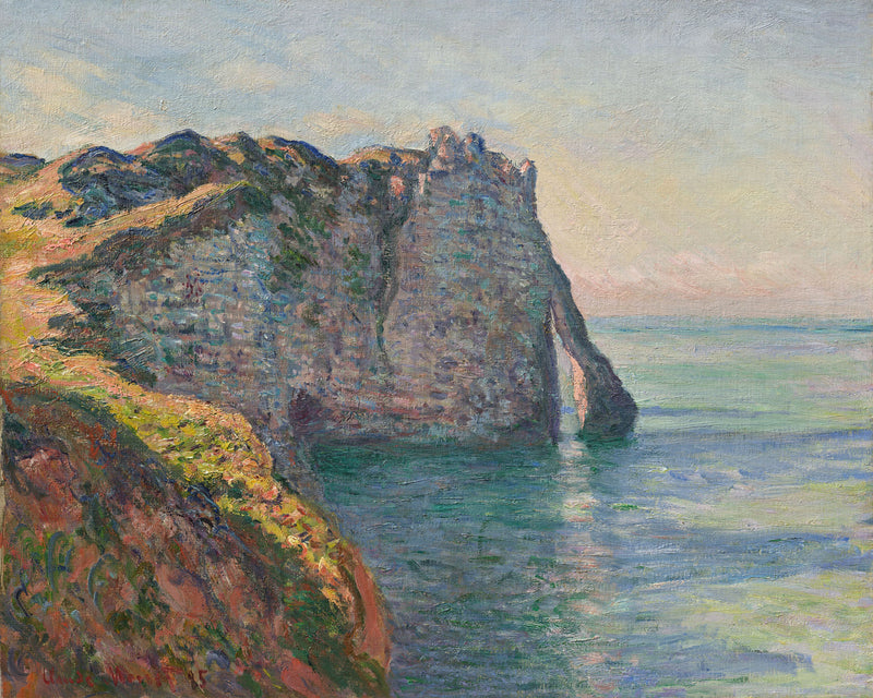 De Porte d'Aval gezien vanaf de top W1018 - Claude Monet