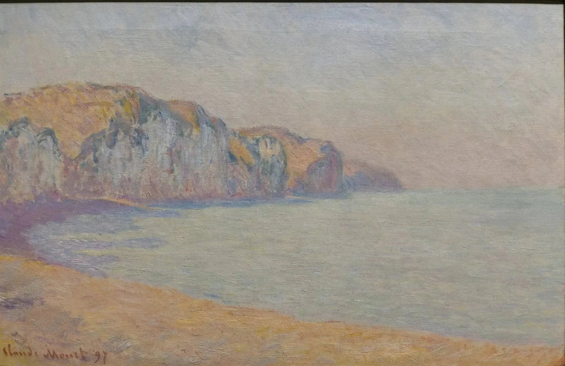 Pourville Cliff, 's ochtends, Montreal W1442 - Claude Monet
