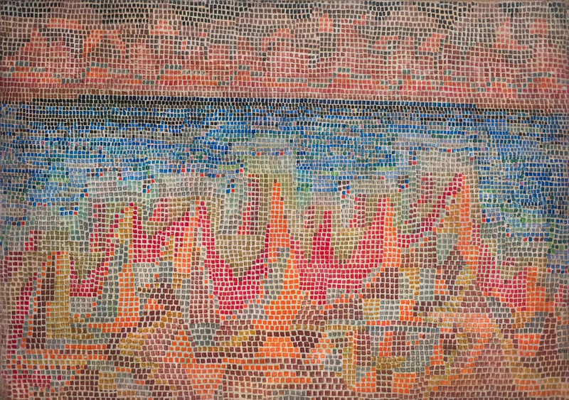 Kliffen aan de zee - Paul Klee