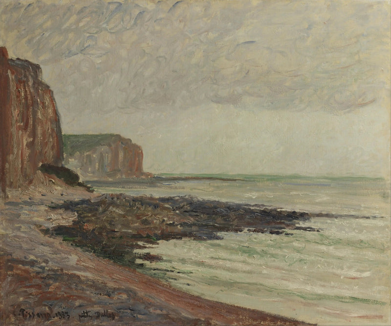 Kliffen bij de Petites-Dalles - Camille Pissarro