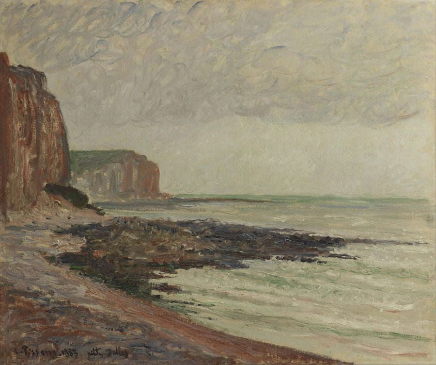 Kliffen bij de Petites-Dalles - Camille Pissarro