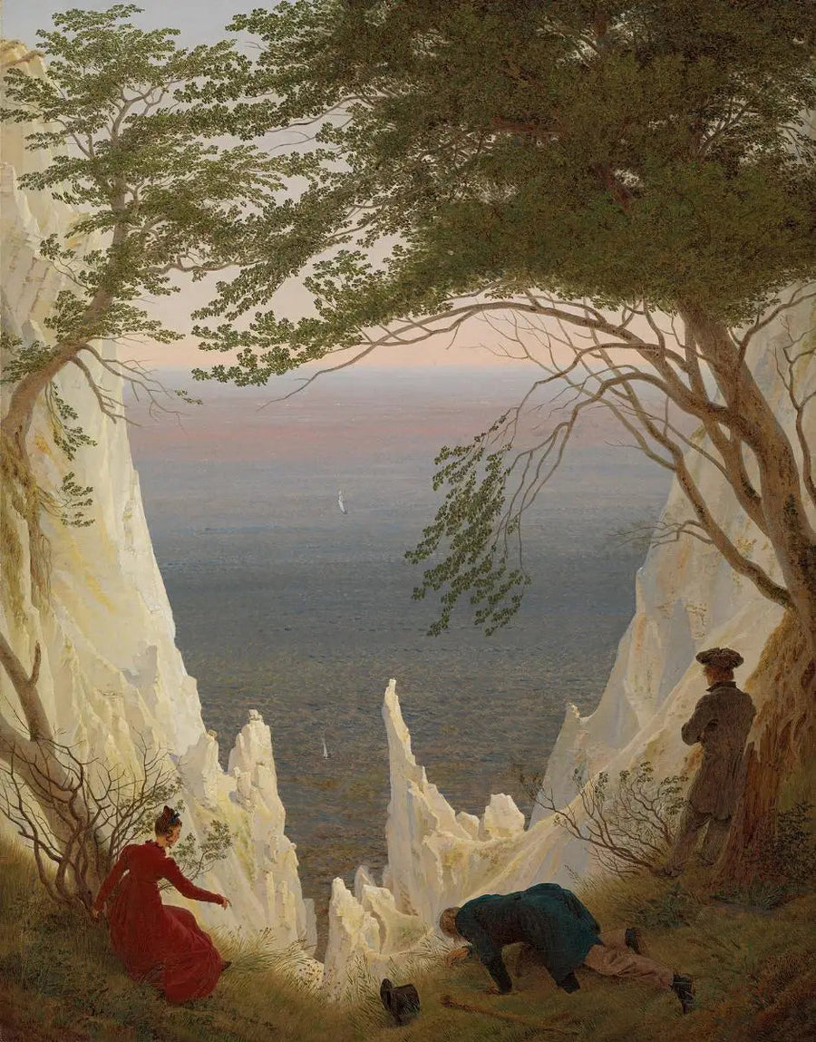 Krijtrotsen op het eiland Rügen - Caspar David Friedrich