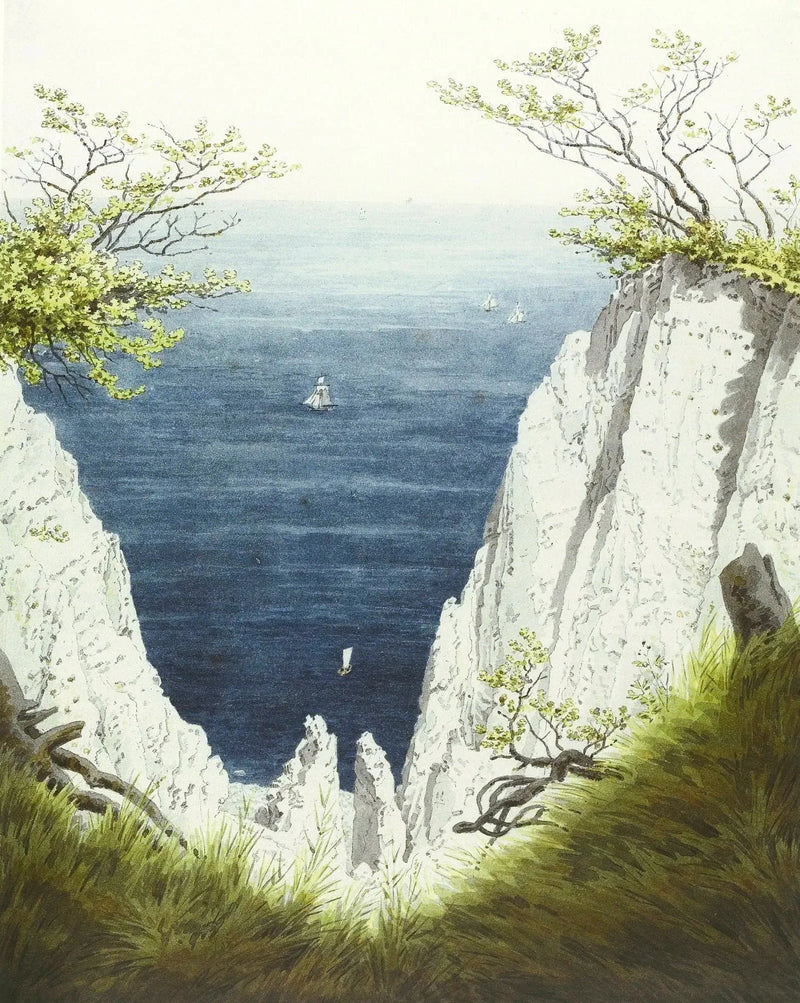 Krijtrotsen op het eiland Rügen - Caspar David Friedrich