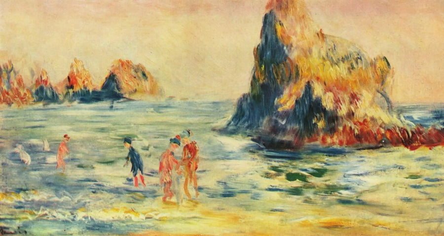Kliffen van Guernsey - Pierre-Auguste Renoir