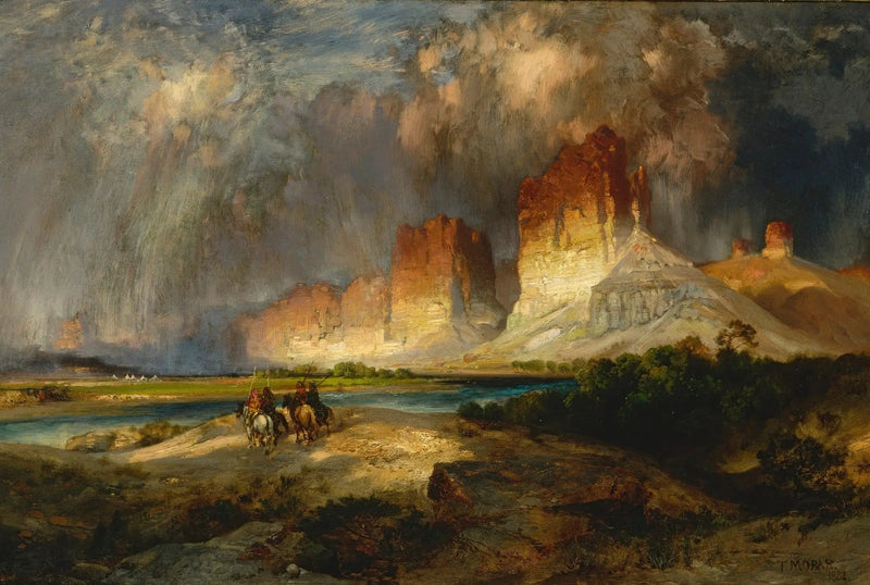 Hoge Colorado-kliffen, territorium van Wyoming - Thomas Moran

Source:
Falaises du haut Colorado, territoire du Wyoming - Thomas Moran