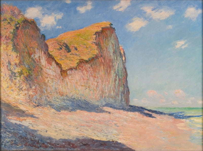 Kliffen in de buurt van Pourville W788 - Claude Monet