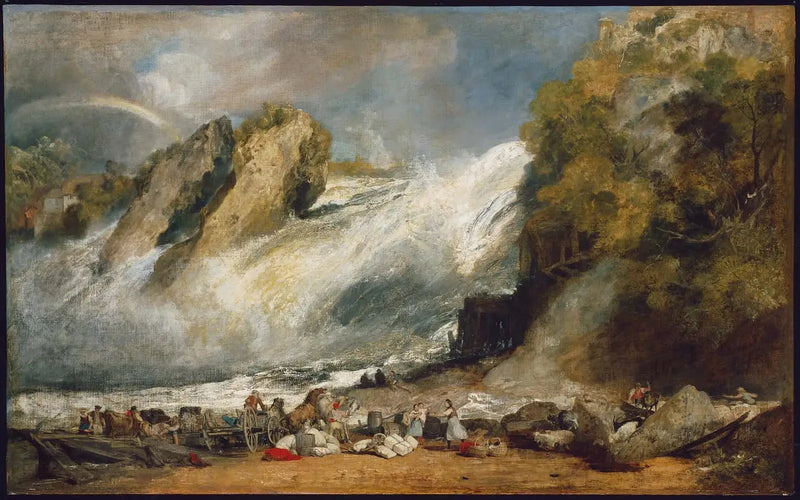 Val van de Rijn bij Schaffhausen - J. M. W. Turner