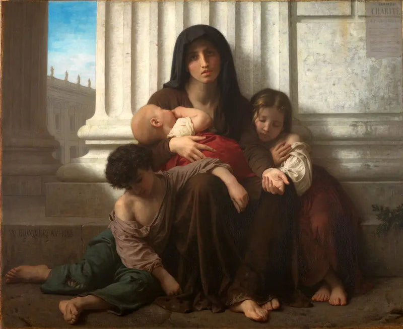 Inheemse Familie - Bouguereau