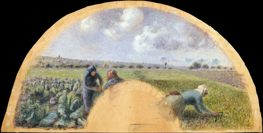 Ventilatorbeugel: De Koolplukkers - Camille Pissarro