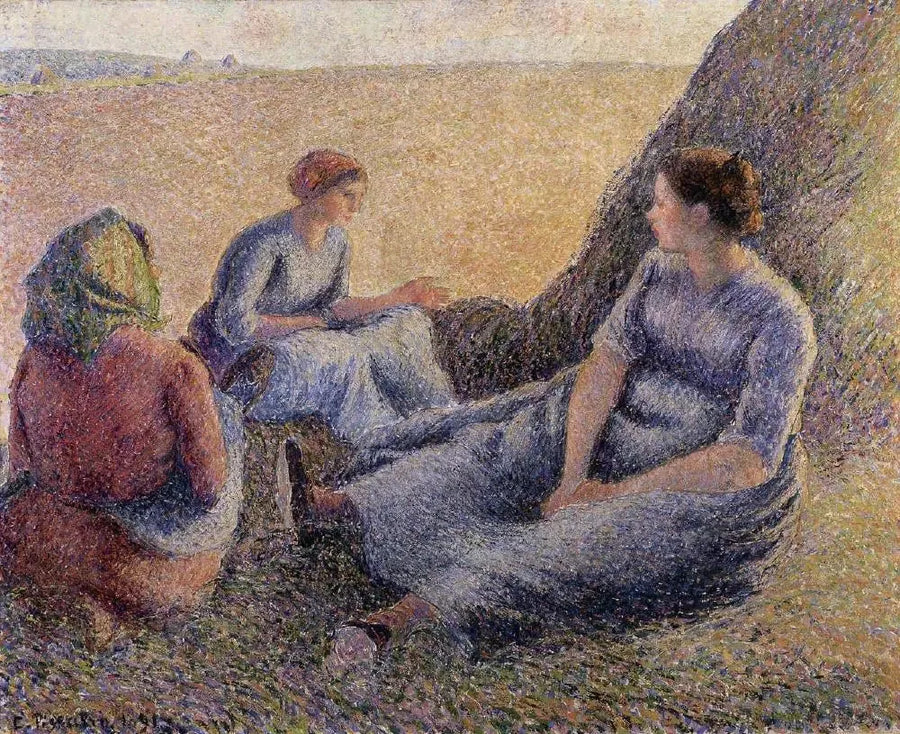 Maaiers in rust - Camille Pissarro