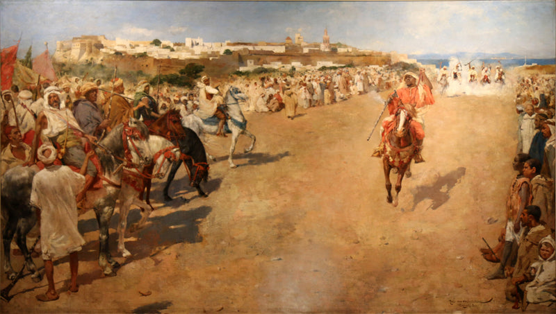 Arabische fantasie - Théo van Rysselberghe