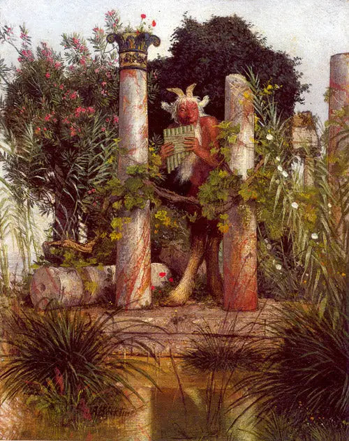 Fauna die blaast in de syrinx - Arnold Böcklin

Source:
Faune soufflant dans la syrinx - Arnold Böcklin