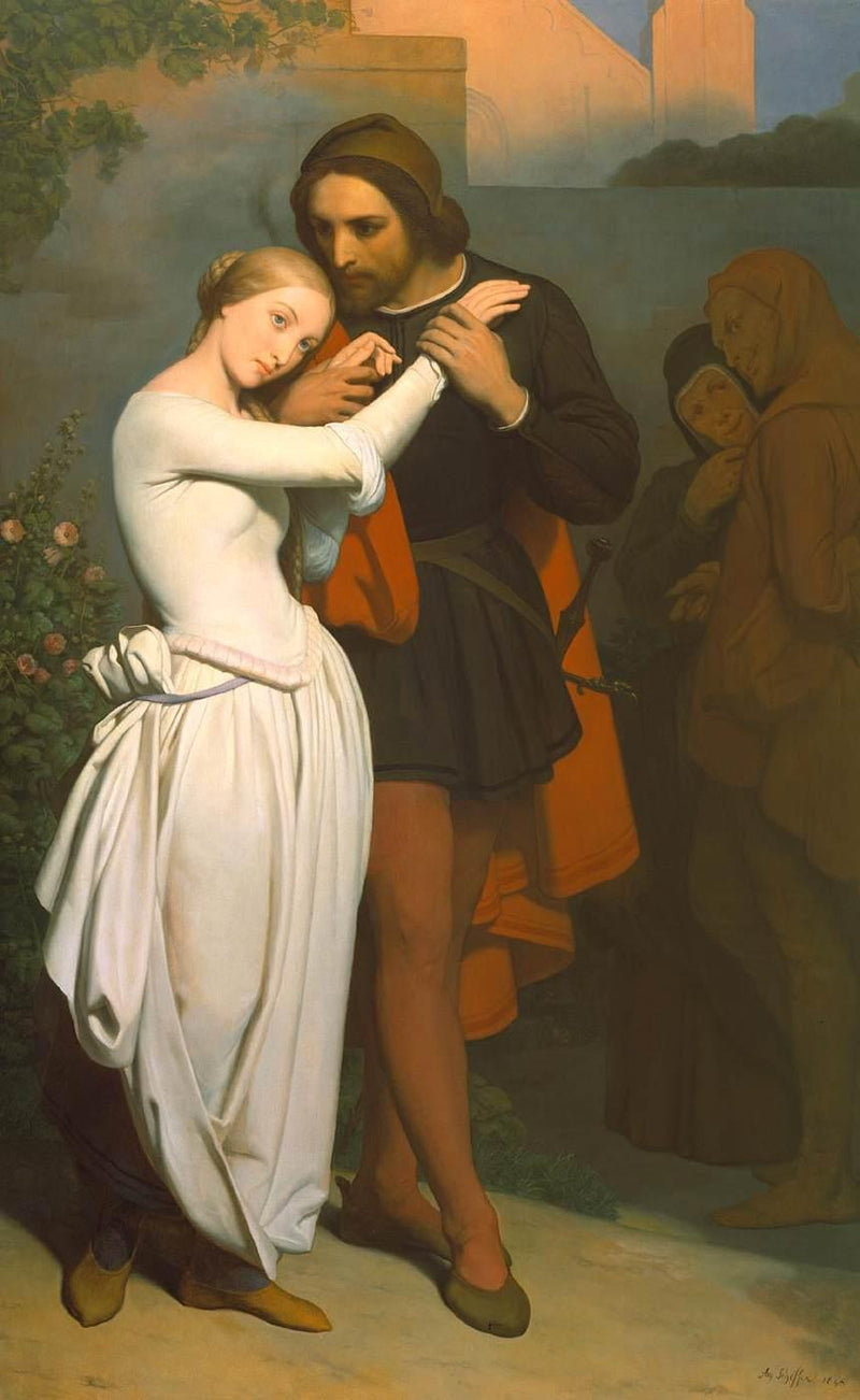Faust en Margaretha (De verleiding) - Ary Scheffer