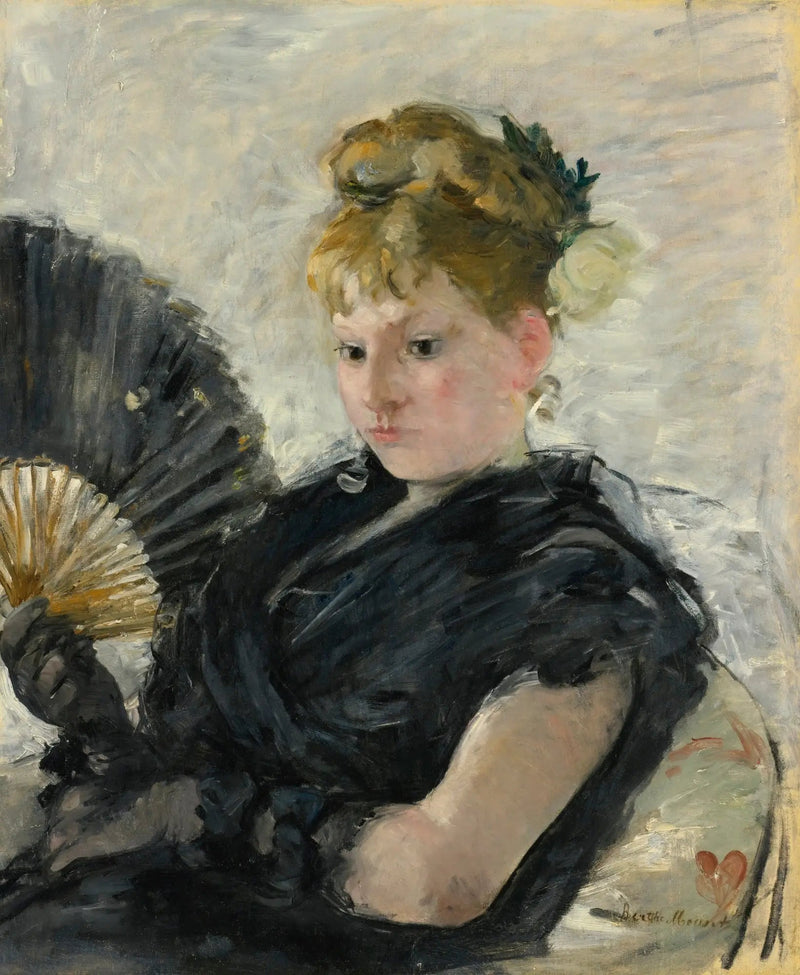 Vrouw met de waaier - Berthe Morisot