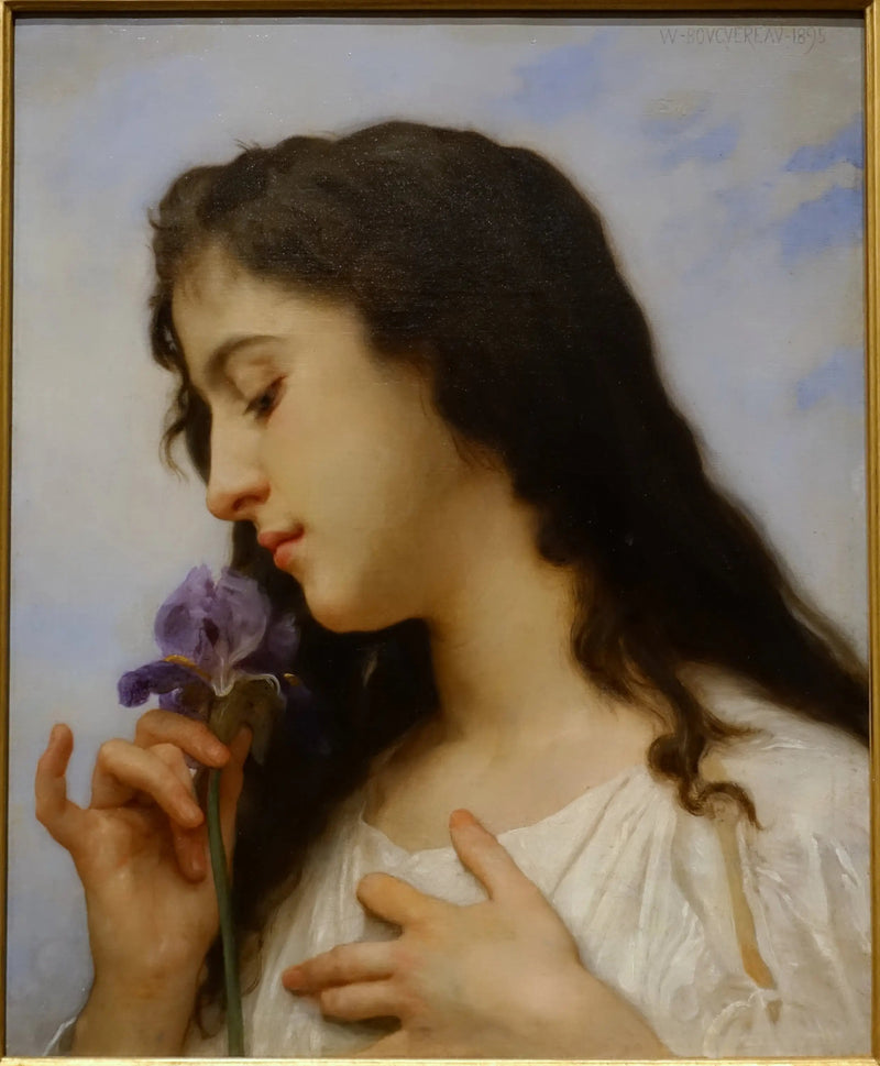 Vrouw met de iris - Bouguereau