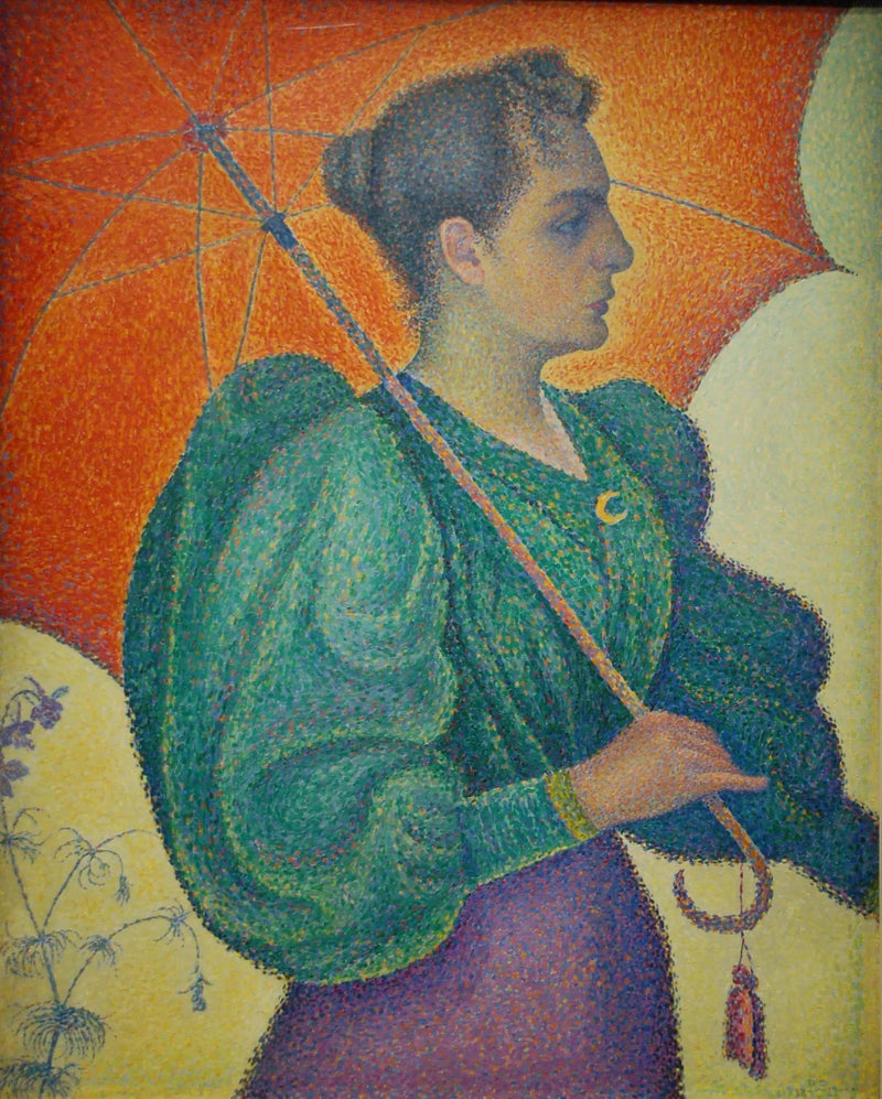 Vrouw met parasol - Paul Signac
