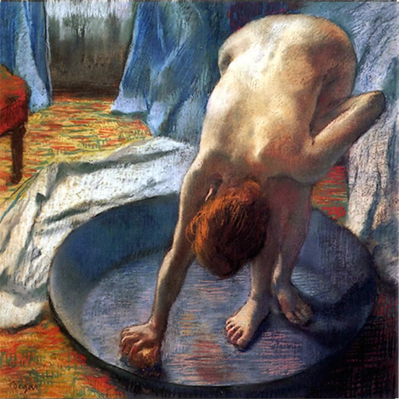 Vrouw met de waskom - Edgar Degas