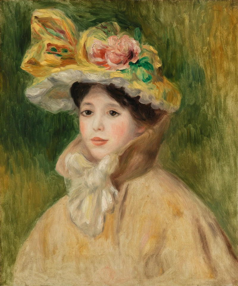 Vrouw met hoed - Pierre-Auguste Renoir