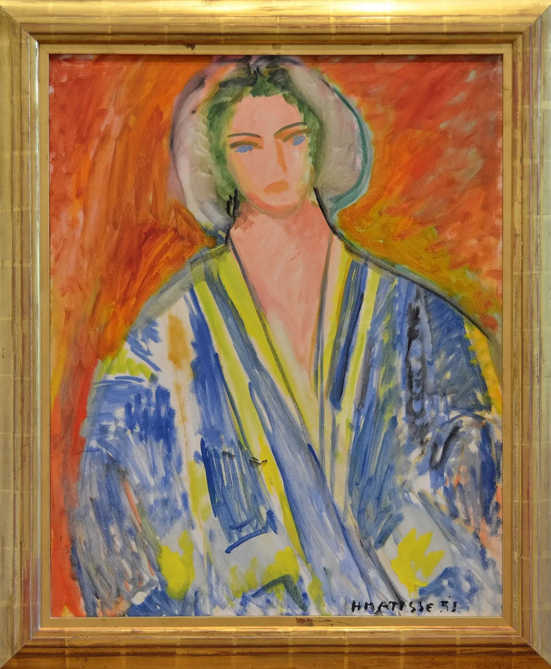 Vrouw in de blauwe gandoura - Henri Matisse