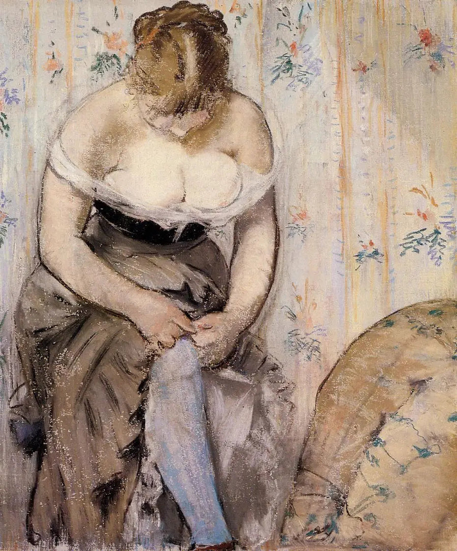 Vrouw met de Kousenband - Édouard Manet