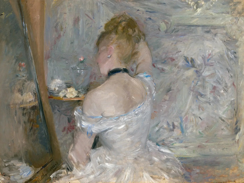 Vrouw aan haar toilet - Berthe Morisot