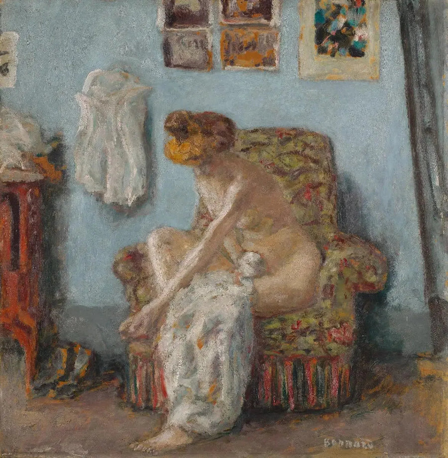 Vrouw aan haar toilet - Pierre Bonnard