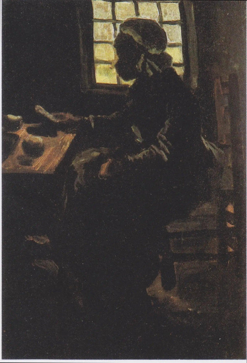 Vrouw aan tafel - Vincent van Gogh