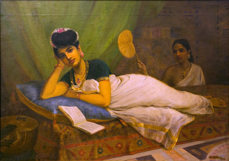Liggende vrouw - Ravi Varmâ

Source:
Femme allongée - Ravi Varmâ