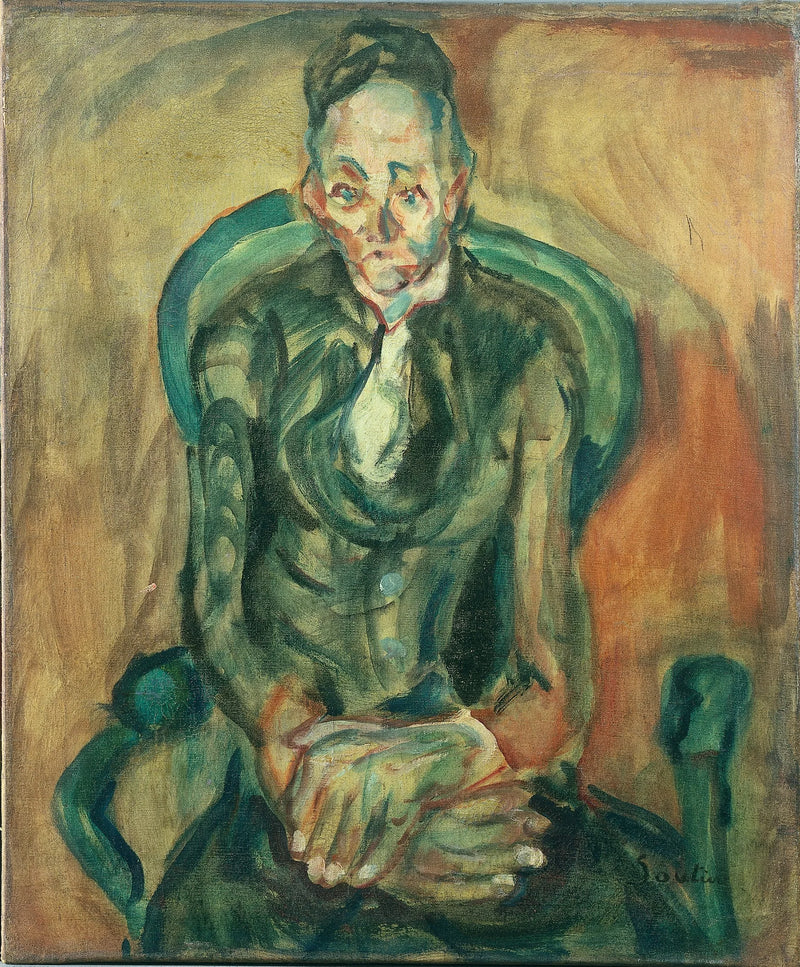 Zittende vrouw - Chaim Soutine