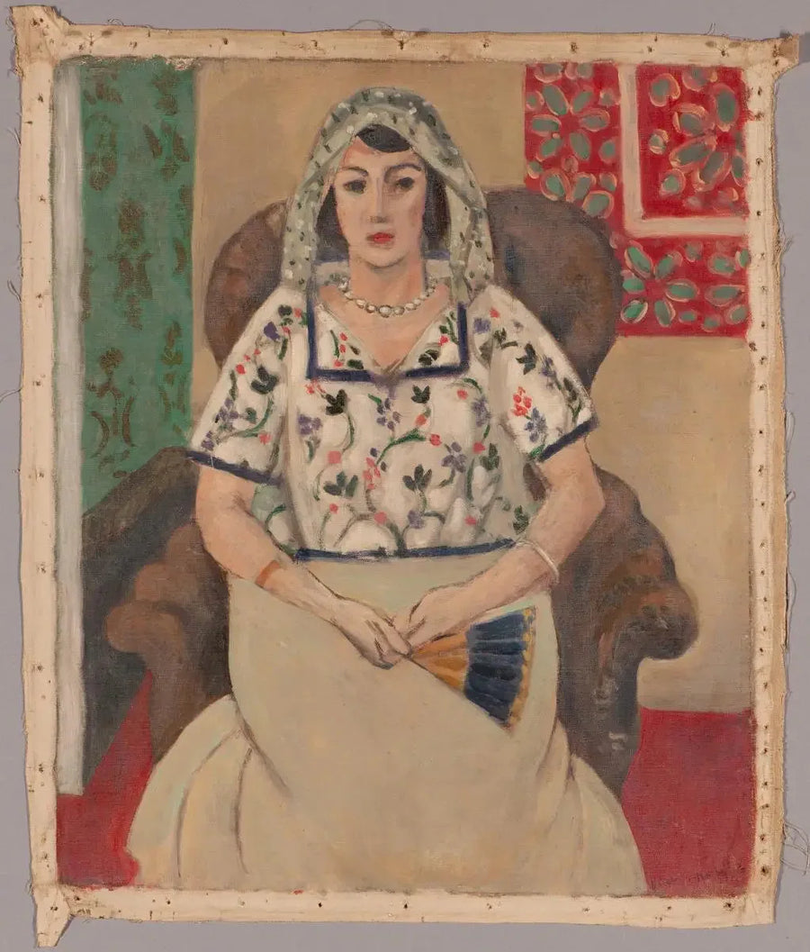 Vrouw zittend in een fauteuil - Henri Matisse