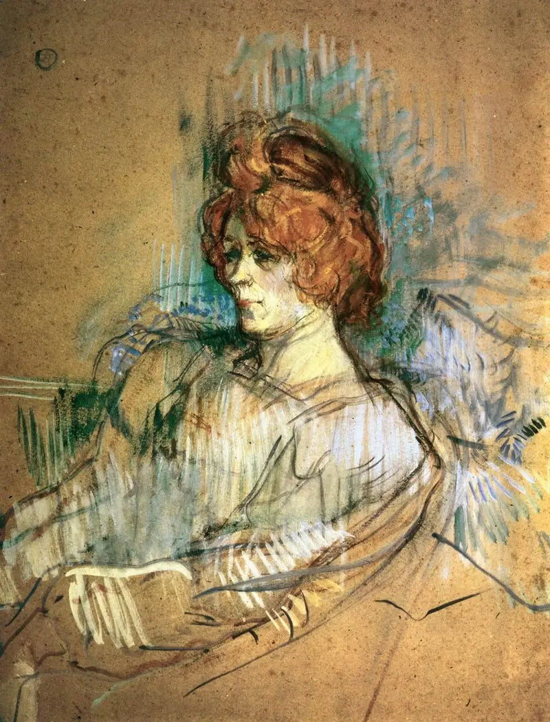 Zittende vrouw - Henri de Toulouse-Lautrec