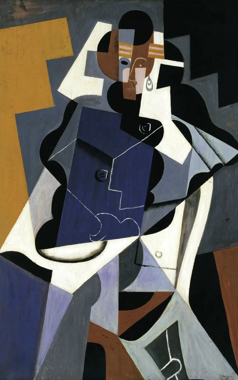 Zittende vrouw - Juan Gris