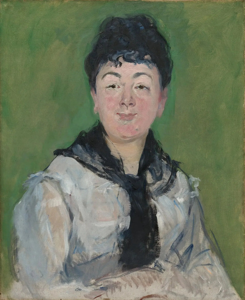 Vrouw met zwarte hoofddoek - Édouard Manet