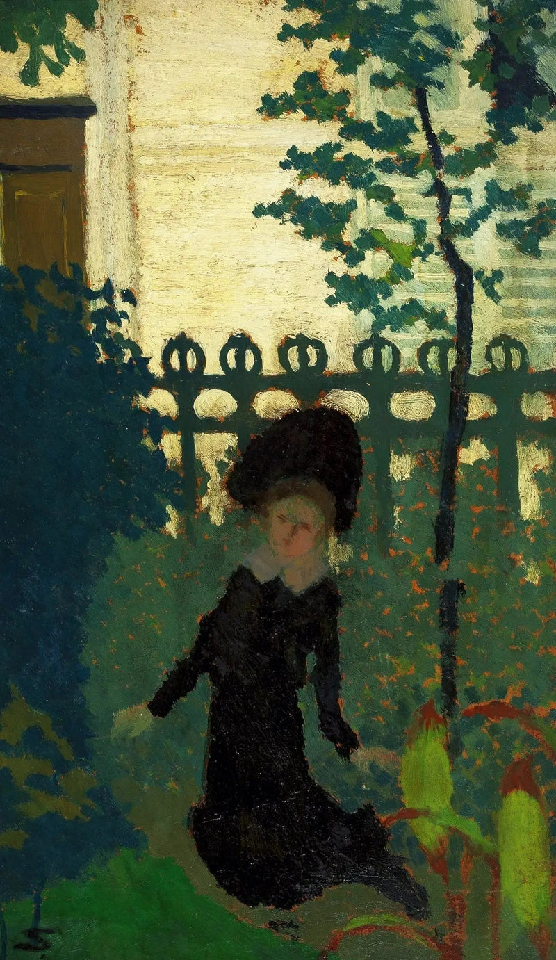 Vrouw in de tuin. - Édouard Vuillard
