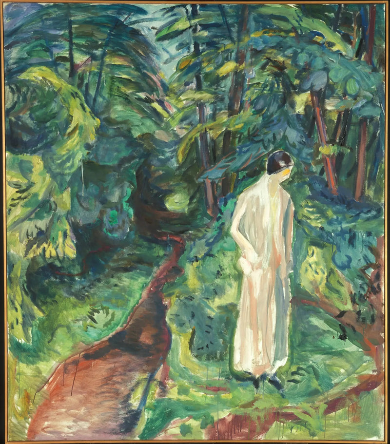 Vrouw in de tuin - Edvard Munch