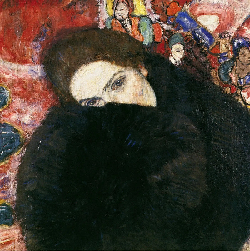 Vrouw met een muff - Gustav Klimt