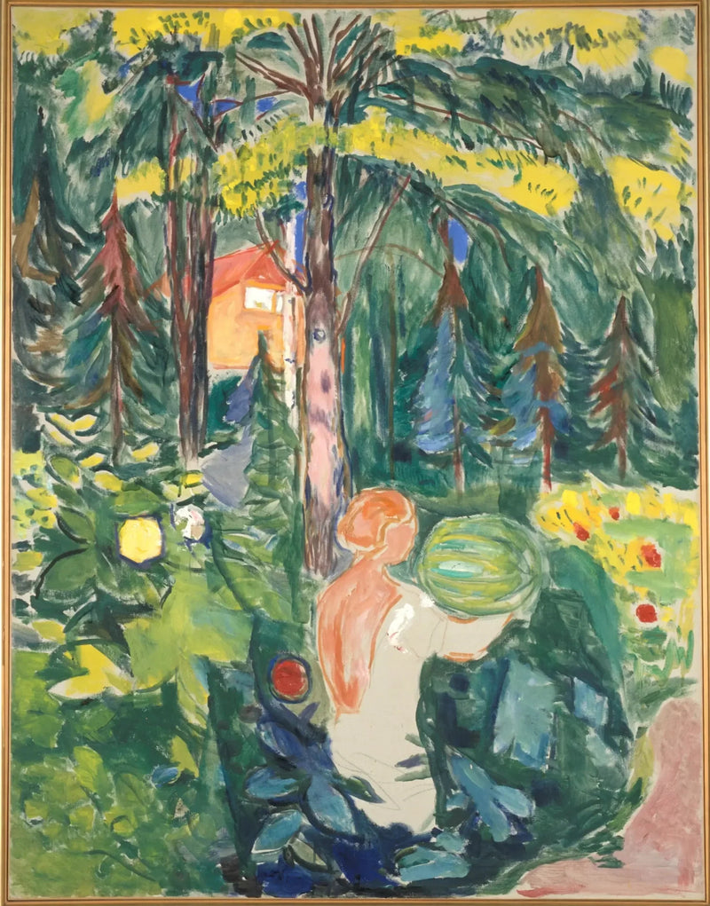 Vrouw met pompoen - Edvard Munch