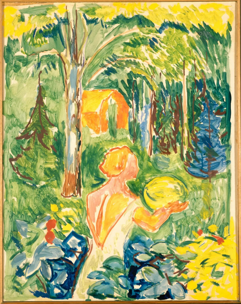 Vrouw met pompoen - Edvard Munch