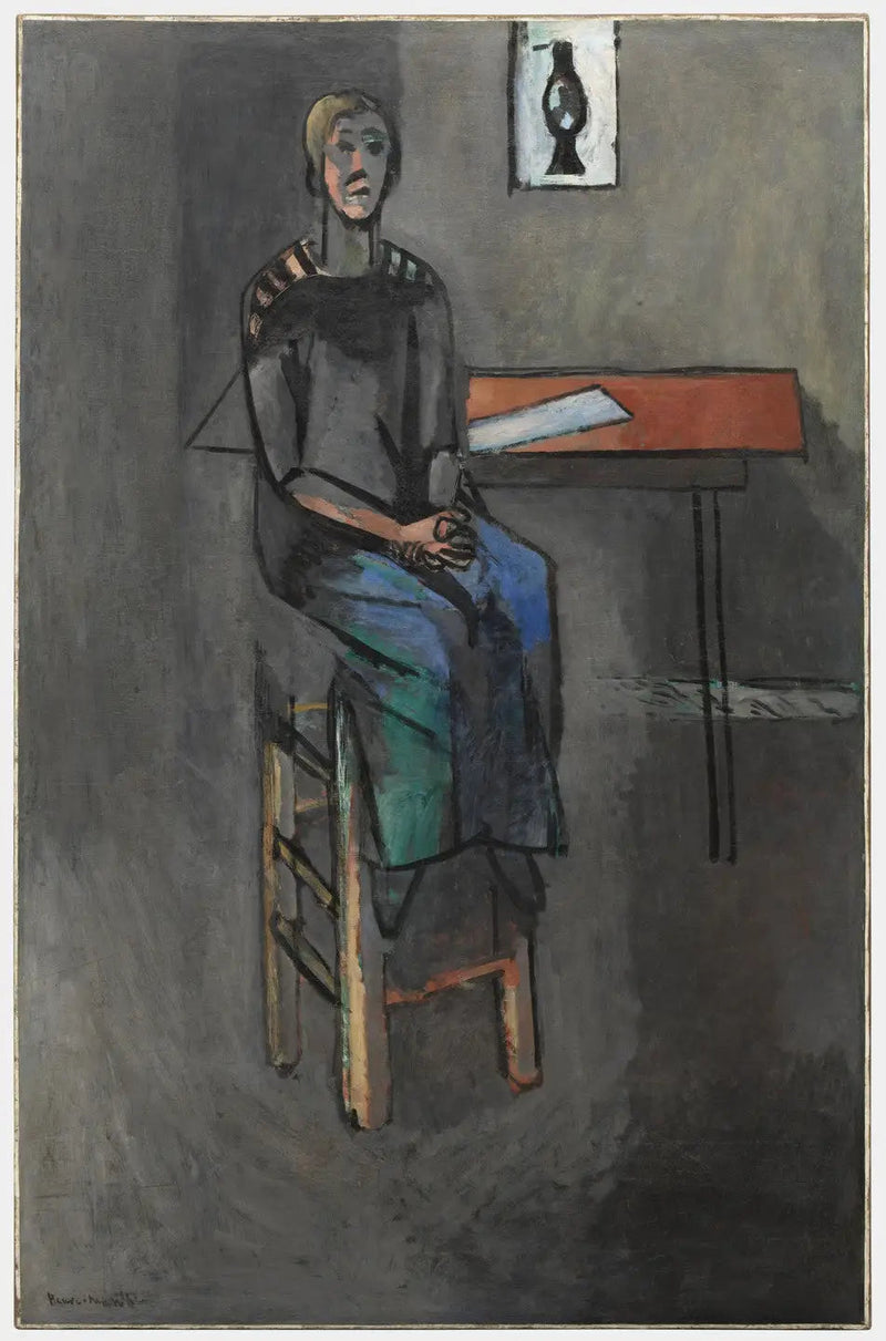 Vrouw op een kruk - Henri Matisse